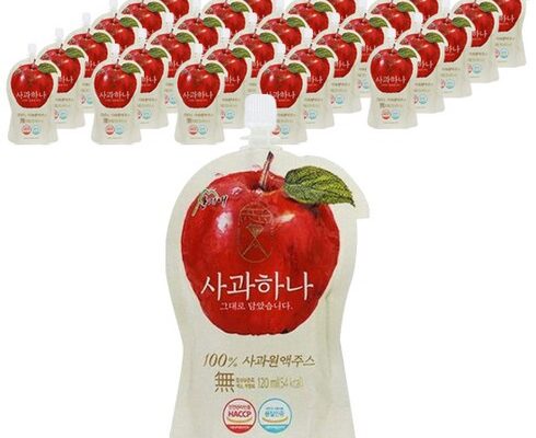 놓치면 후회할 사과즙 베스트5