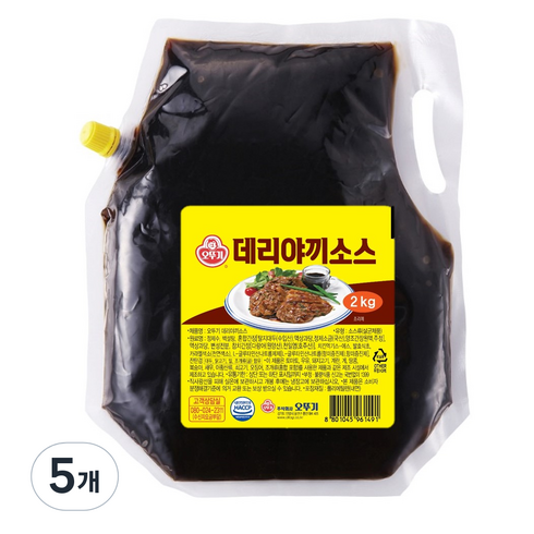 만족도 1위 오뚜기데리야끼소스2kg 베스트5