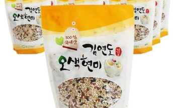 전문가 추천 오색현미 500g X 12봉  쌀귀리 500g X 3봉 총15봉 베스트상품