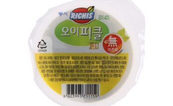 놓치면 후회할 일회용피클 베스트5