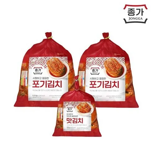 전문가 추천 중부식 포기김치 11kg  포기김치(중부식 900g 베스트5